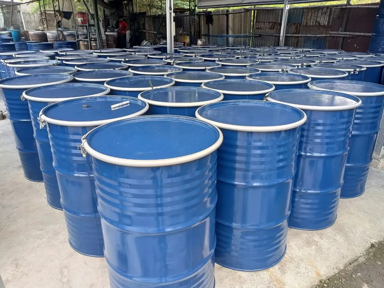 DRUM BESI TUTUP LEBAR 200 L  (IMPORT)